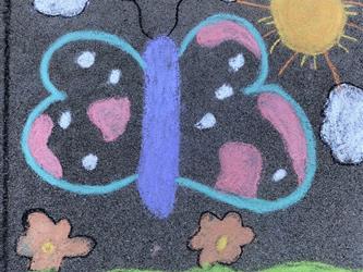 sidewalk art 
